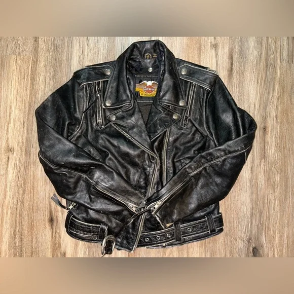 Vintage Harley Davidson Leather Jacket